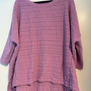 Anthropologie Pilcro Dark Lavender Knit Sweater